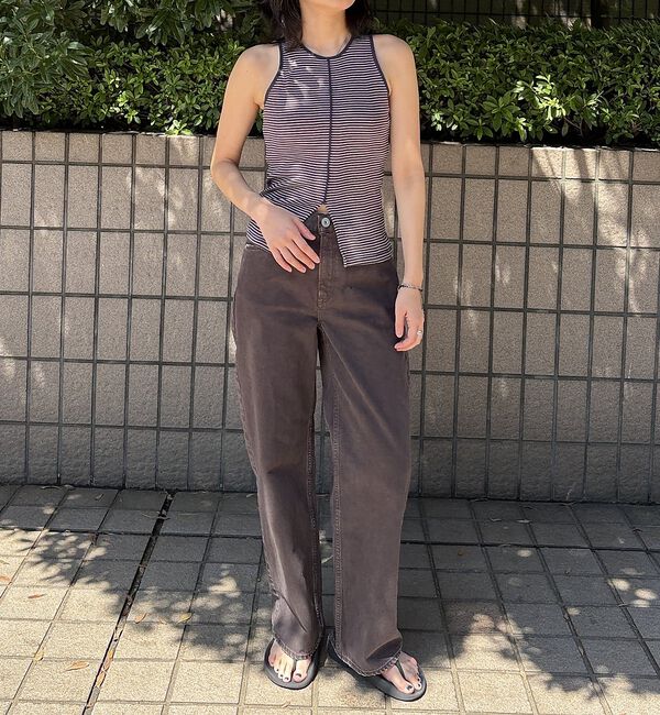 Rouge vif「【Robert P.Miller/ロバートピーミラー】Prib Slit Tan」|キャミソール|