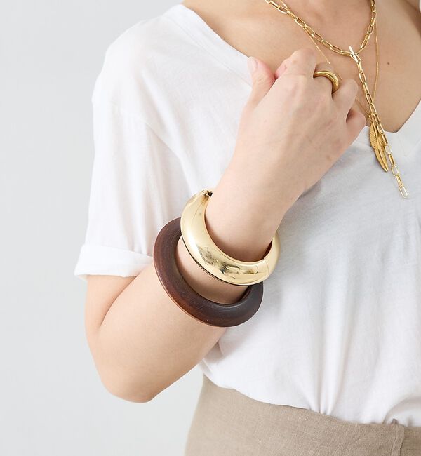 The Store by C' 「【SHASHI】Bangle 2set／2連バングル」|ブレスレット・バングル|