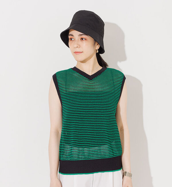 NOMINE「メッシュボーダー2WAYプルオーバー」|Tシャツ・カットソー|