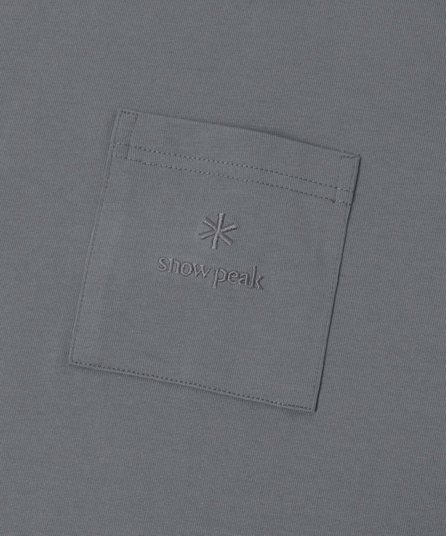 URBAN RESEARCH DOORS「『別注』Snow Peak Apparel&times;DOORS　POCKET LOGO SHORT-SLEEVE T-SHIRTS」|Tシャツ・カットソー|