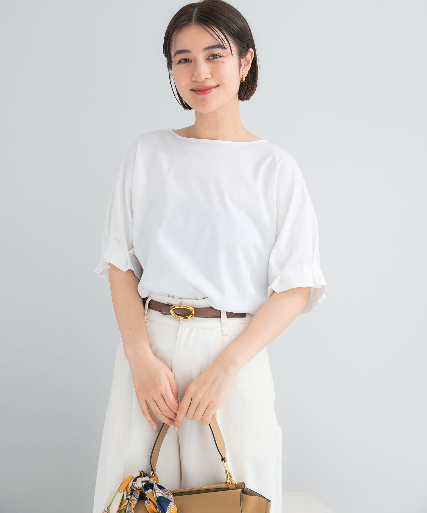 URBAN RESEARCH ROSSO「UVカットクールタッチタックスリーブプルオーバー」|Tシャツ・カットソー|