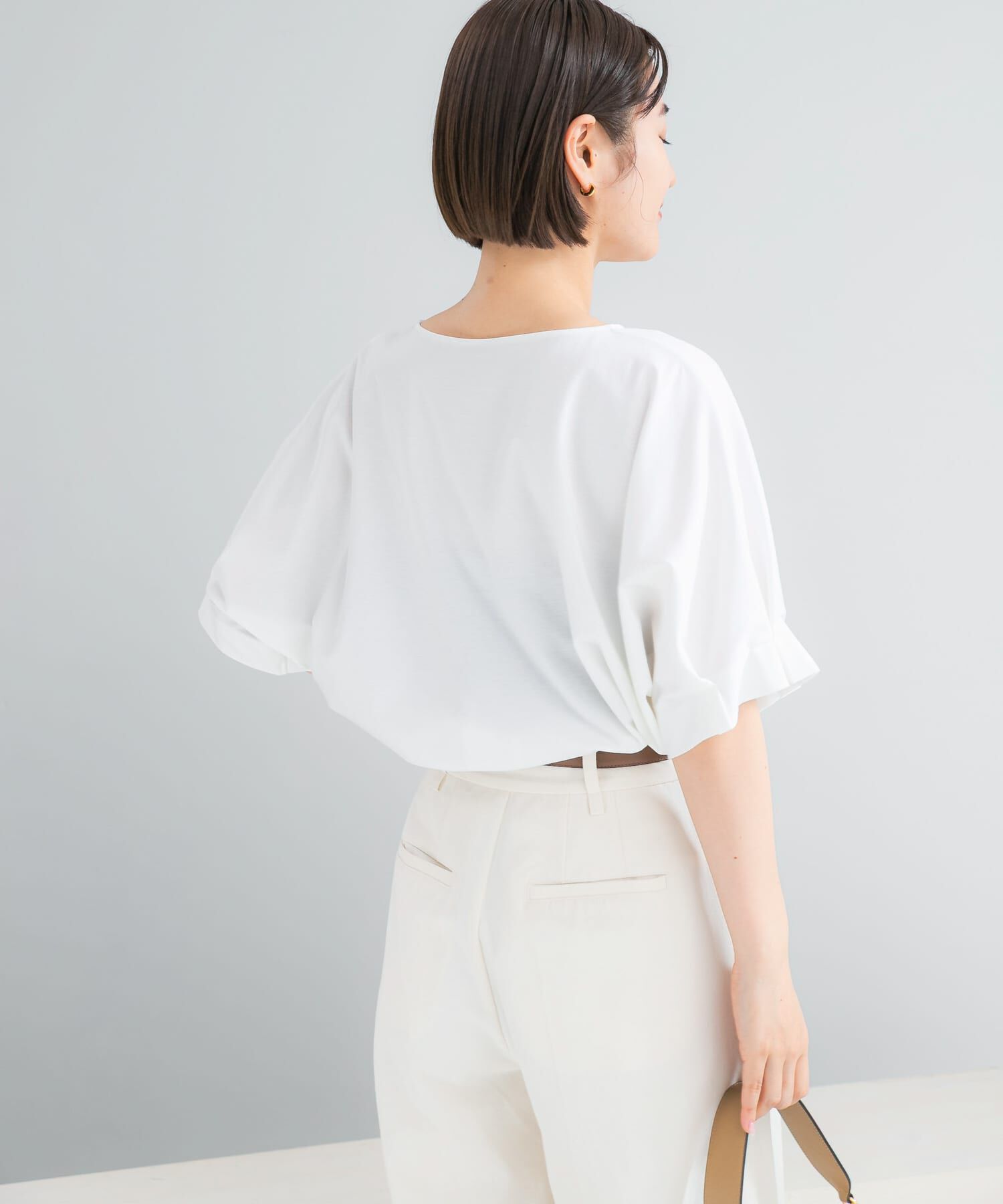 URBAN RESEARCH ROSSO「UVカットクールタッチタックスリーブプルオーバー」|Tシャツ・カットソー|