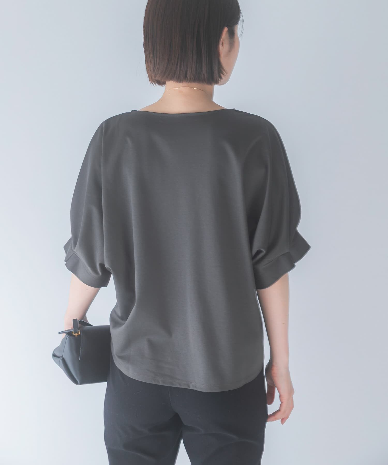 URBAN RESEARCH ROSSO「UVカットクールタッチタックスリーブプルオーバー」|Tシャツ・カットソー|