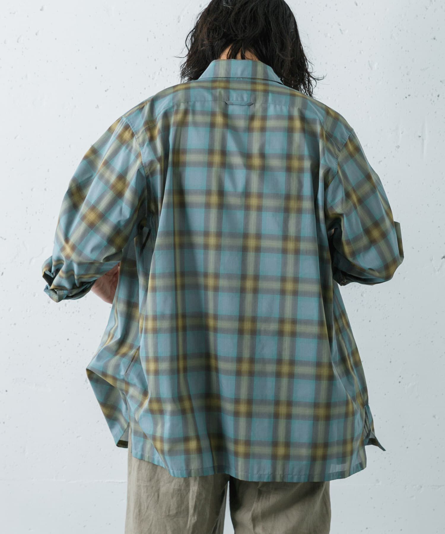 URBAN RESEARCH「SHEER CH SQUARE CUT SHIRTS」|シャツ・ブラウス|