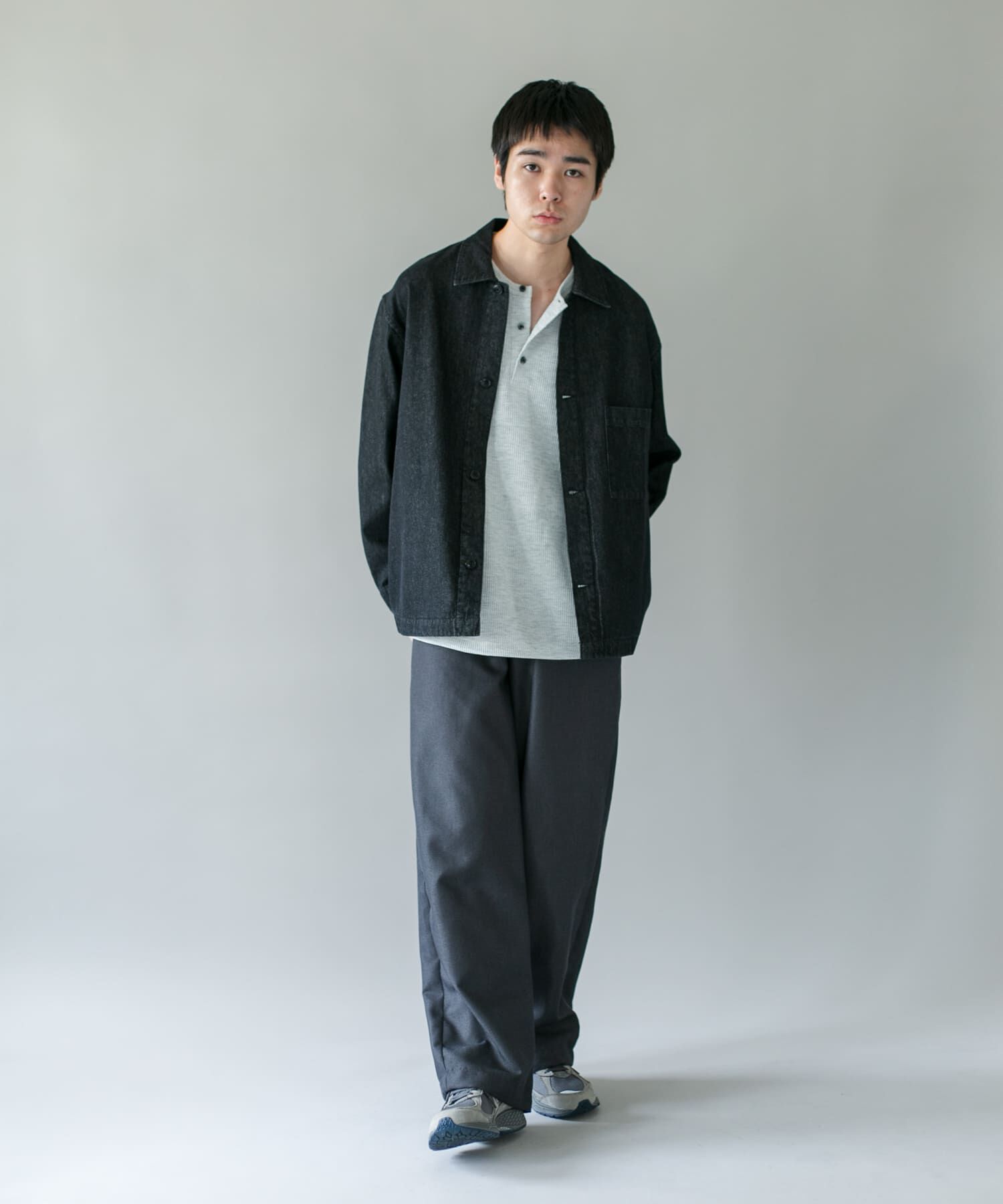 URBAN RESEARCH DOORS「デニムシャツカバーオール」|デニムジャケット|