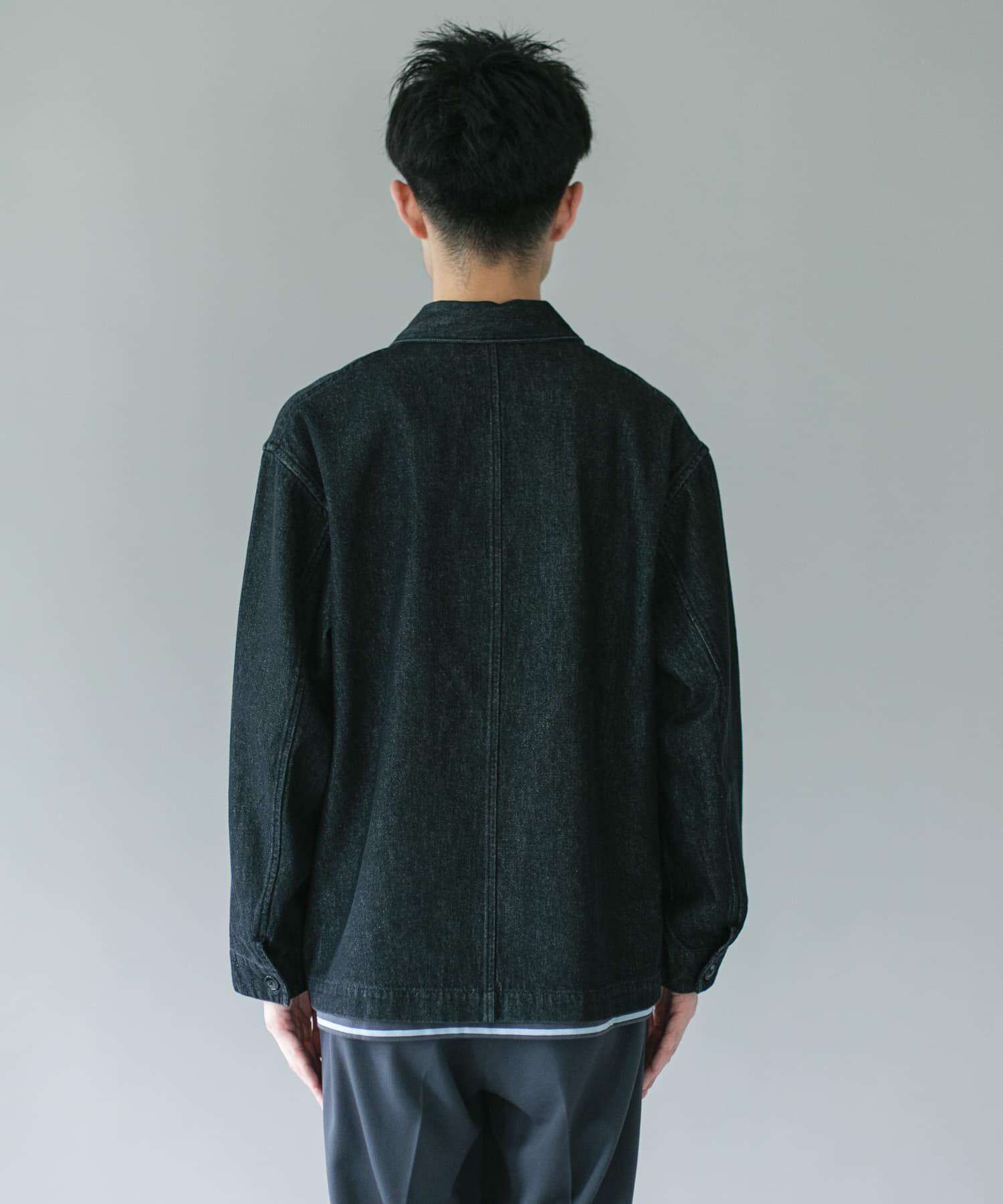 URBAN RESEARCH DOORS「デニムシャツカバーオール」|デニムジャケット|