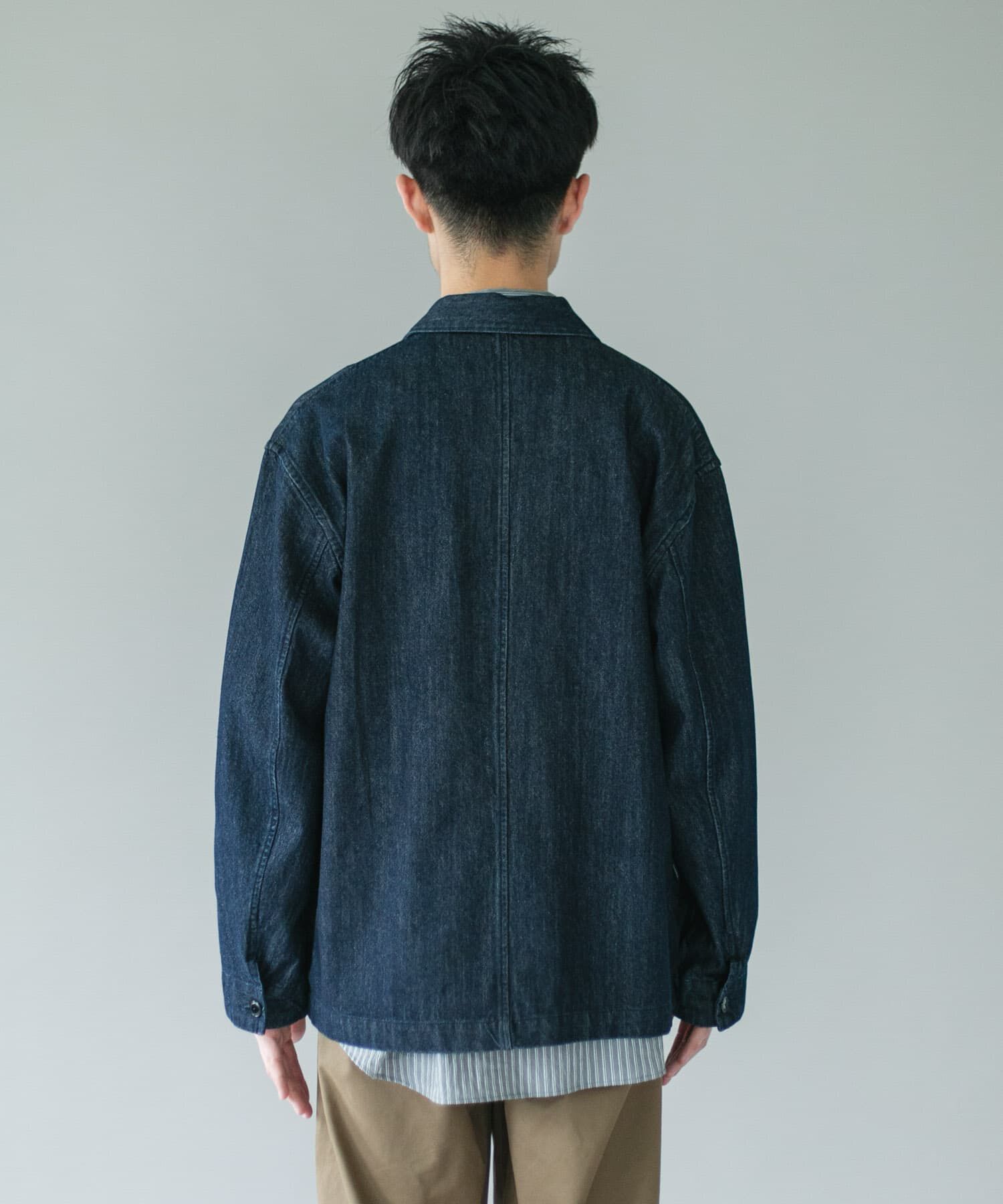 URBAN RESEARCH DOORS「デニムシャツカバーオール」|デニムジャケット|
