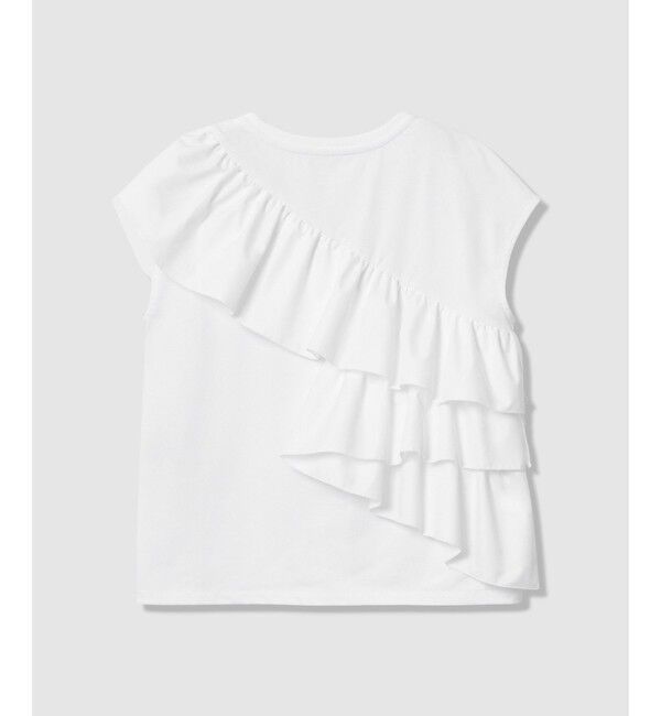 LOULOU WILLOUGHBY「スパイラルフリルＴシャツ」|Tシャツ・カットソー|