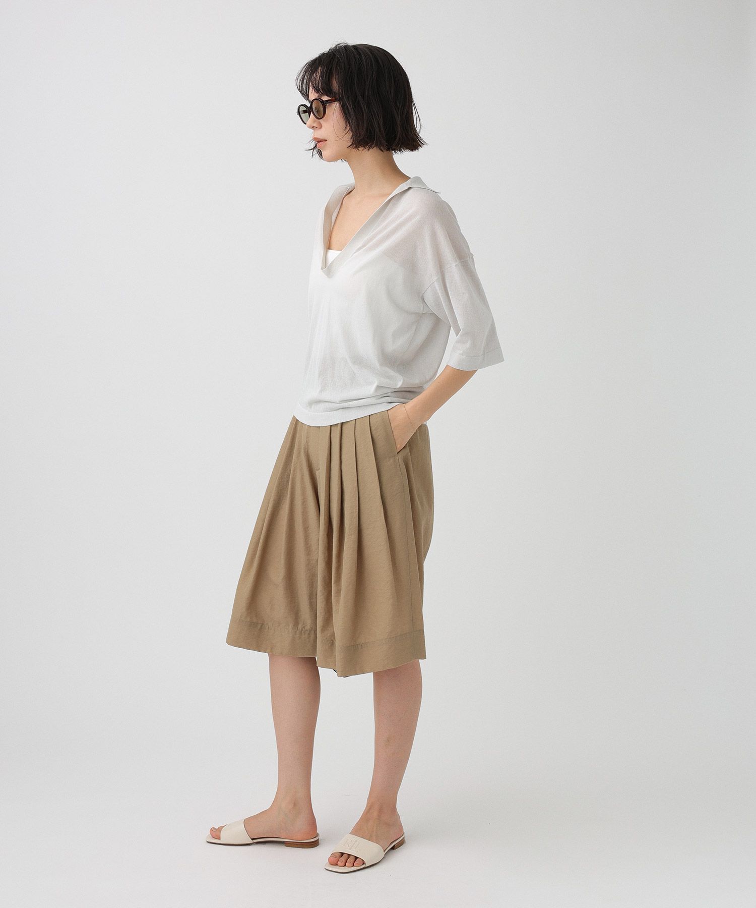 BABYLONE「タックハーフパンツ」|その他|