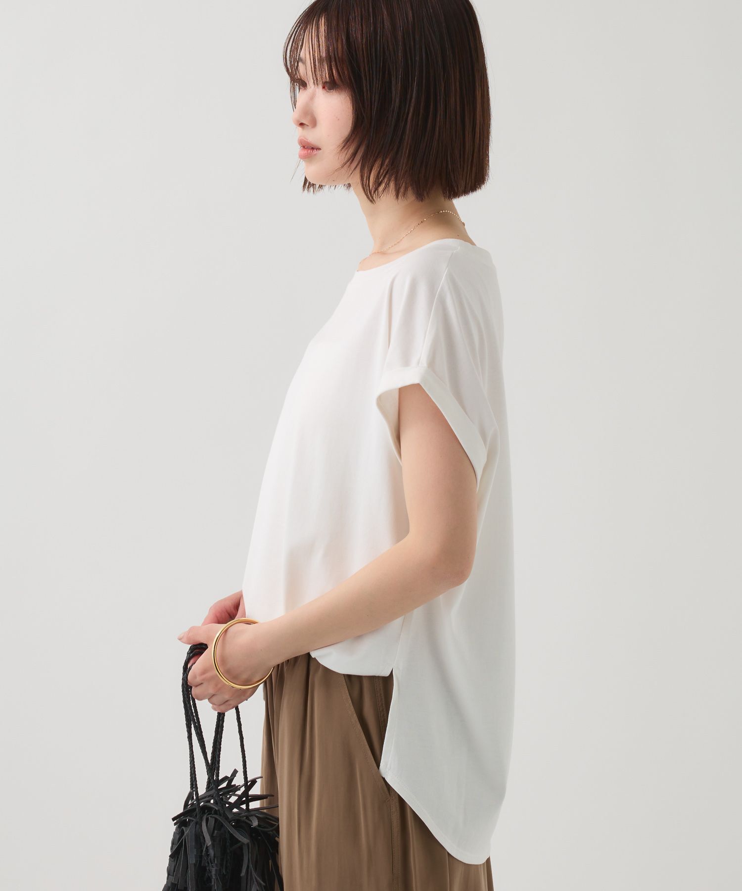 BABYLONE「ターンバックTシャツ」|Tシャツ・カットソー|