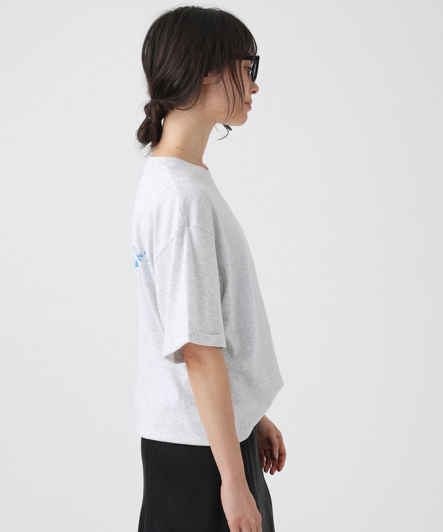  「【J.J. Mercer】ロールアップロゴT」|Tシャツ・カットソー|