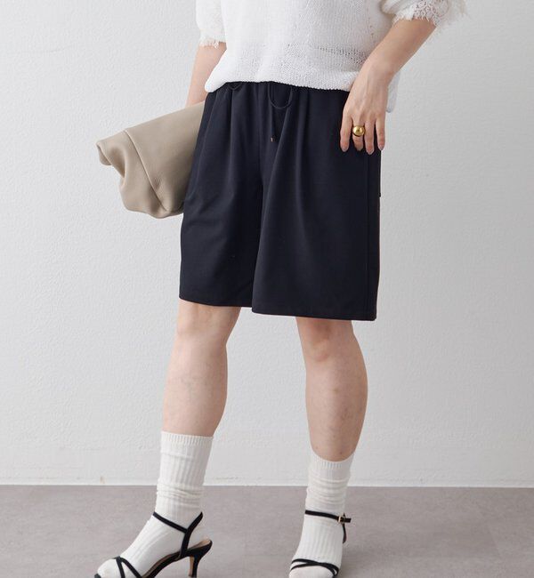  「ウエストドロスト1タックバミューダパンツ」|その他|
