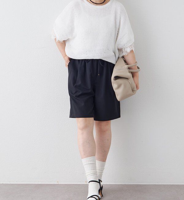  「ウエストドロスト1タックバミューダパンツ」|その他|