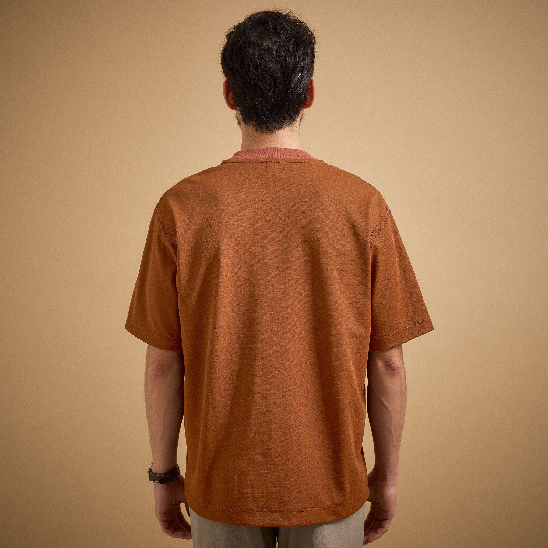 TAKEO KIKUCHI「リネン ライク ポンチ プルオーバー」|Tシャツ・カットソー|