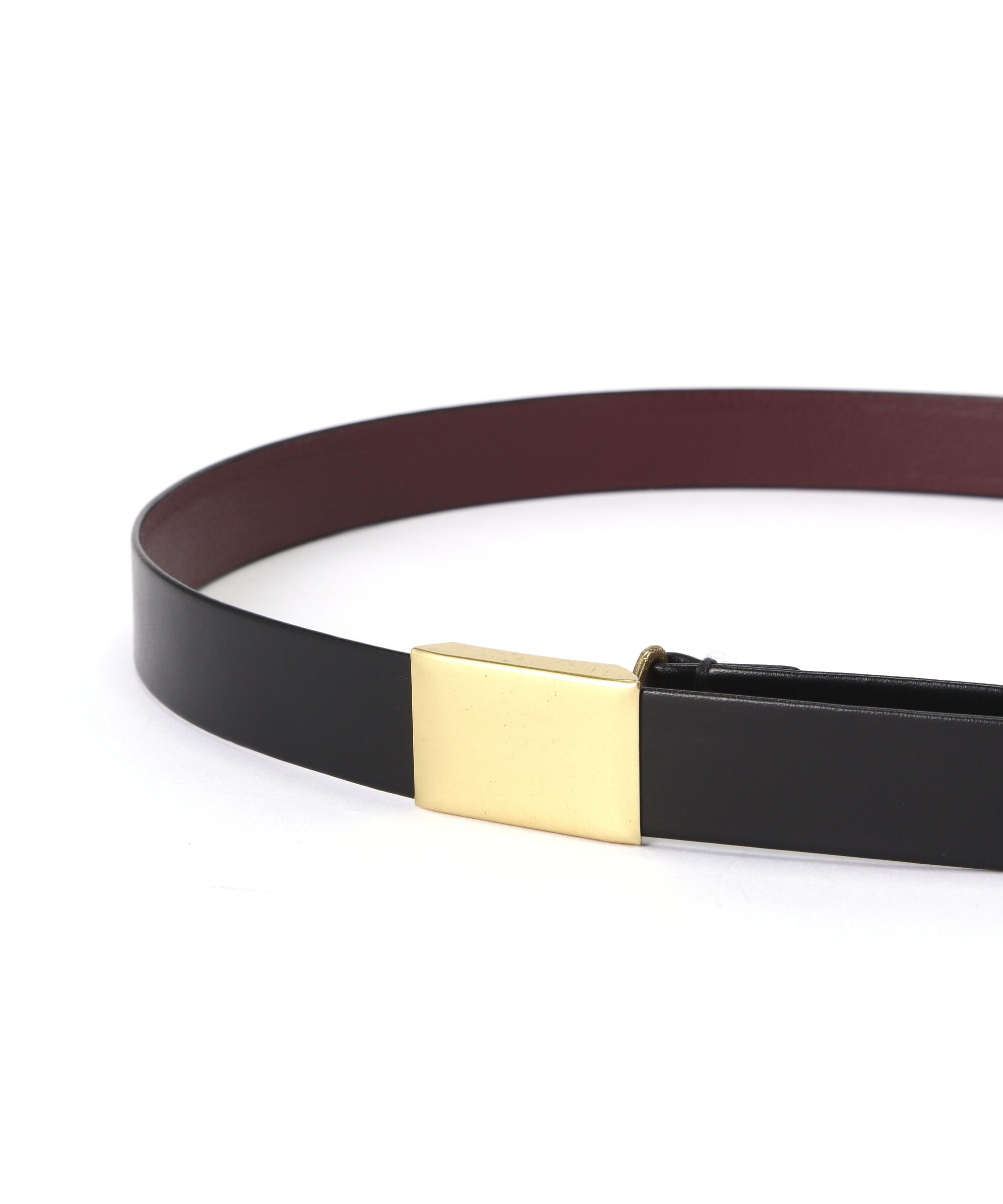 YLEVE 「YLEVE / LEATHER BUCKLED BELT」|ベルト|