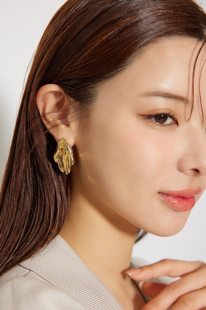 rienda「ニュアンスボリュームピアス」|ピアス|GLD