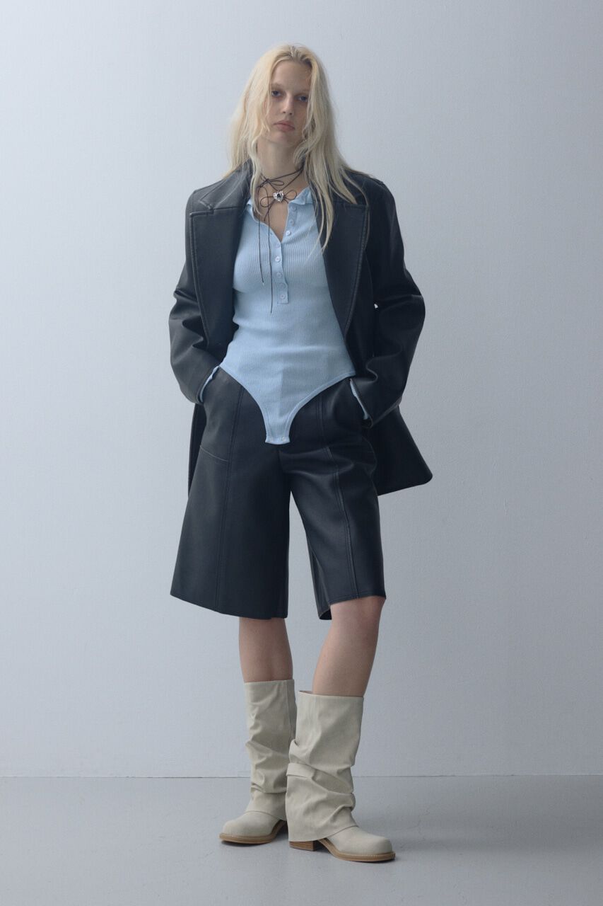 SLY「VINTAGE F／LEATHER パンツ」|その他|