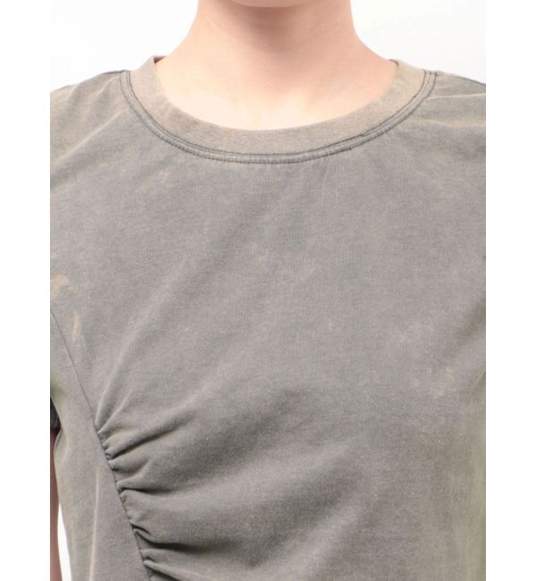 EMODA「アシンメトリーカットアウトTシャツ」|Tシャツ・カットソー|