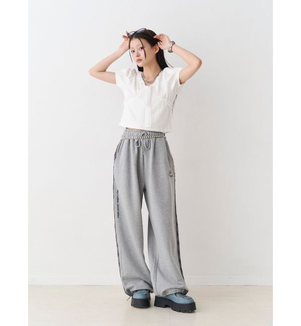 jouetie「レースドッキングパフスリトップス」|Tシャツ・カットソー|