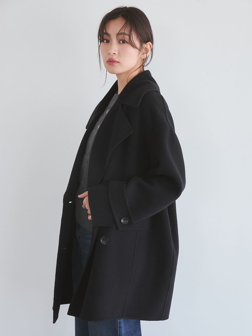 Mila Owen「ビックカラーピーコート」|ピーコート|