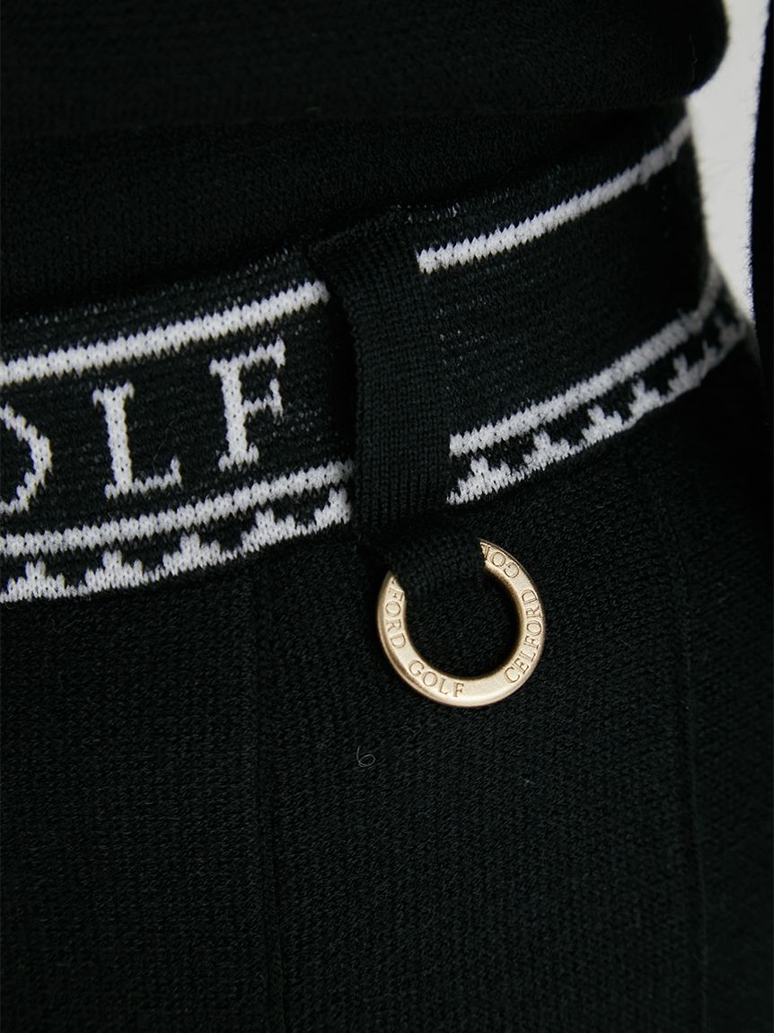 CELFORD「【CELFORD GOLF】　ビット付きニットプリーツスカート」|スカート|