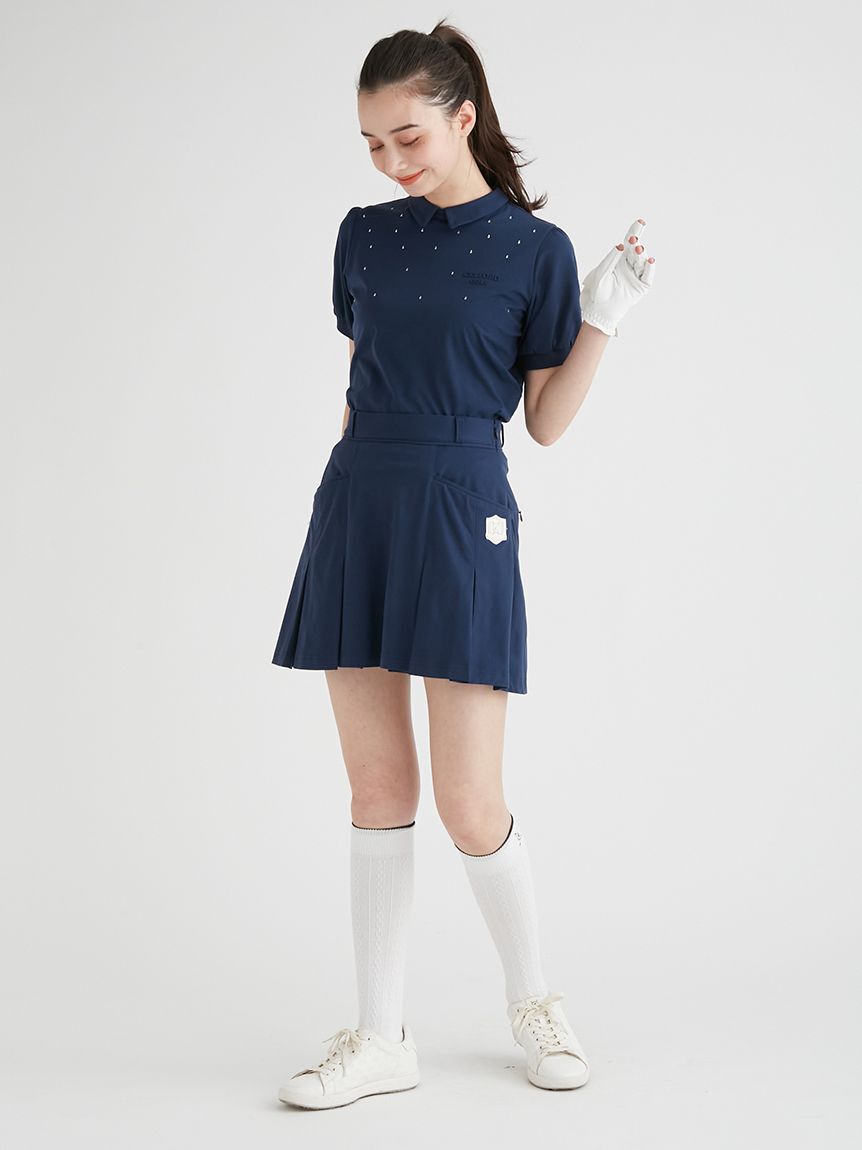 CELFORD「【CELFORD GOLF】衿付きラインストーントップス」|その他|