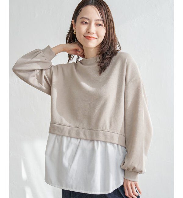 ikka「ポンチ切り替えレイヤードプルオーバー」|その他|