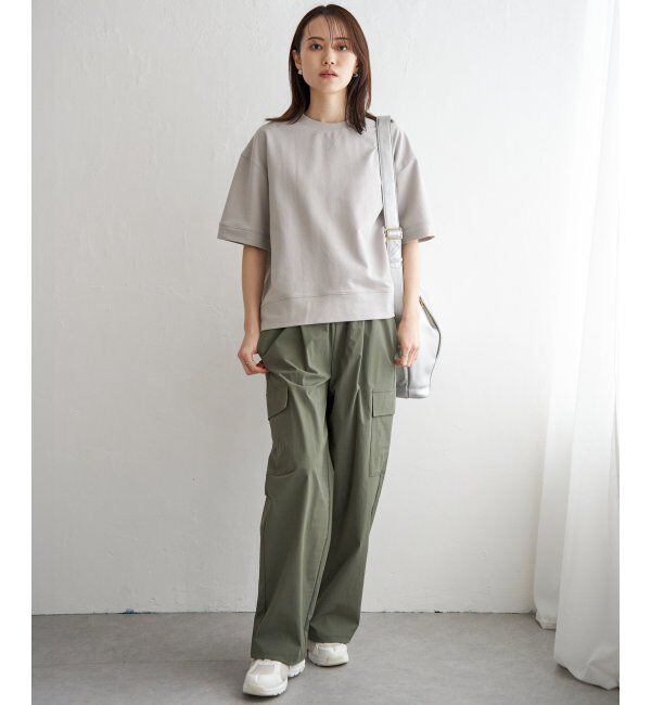 ikka「コットンUSAミニ裏毛半袖Tシャツ」|Tシャツ・カットソー|