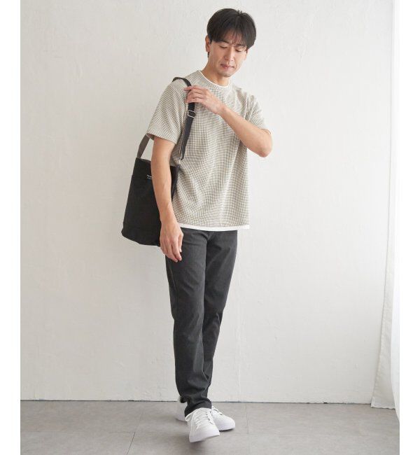 ikka「【雑誌MonoMax5月号掲載】冷感ドライワッフルフェイクT「小泉孝太郎さん着用モデル」」|Tシャツ・カットソー|