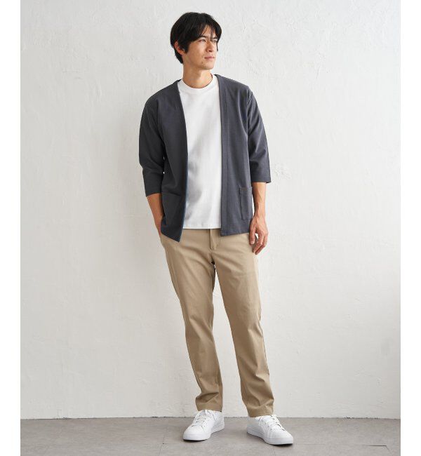 ikka「【抗菌防臭】GOKU楽冷感7分袖カーディガン」|カーディガン|