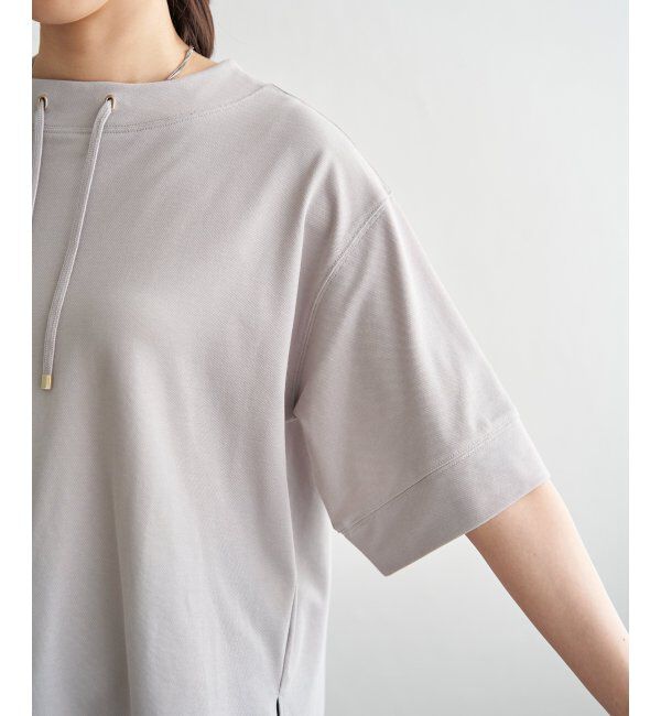 ikka「【接触冷感】鹿の子スピンドルプルオーバー」|Tシャツ・カットソー|