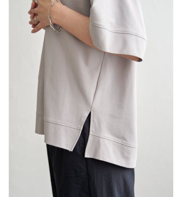 ikka「【接触冷感】鹿の子スピンドルプルオーバー」|Tシャツ・カットソー|