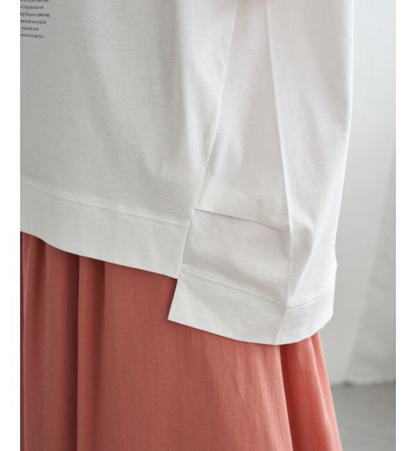 ikka「【接触冷感】ロゴフォトチュニックTシャツ」|その他|