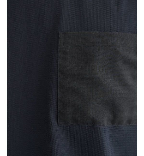 ikka「冷感異素材コンビTシャツ」|Tシャツ・カットソー|