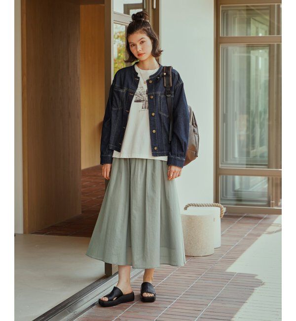 ikka「【接触冷感】ロゴフォトプリントTシャツ」|Tシャツ・カットソー|
