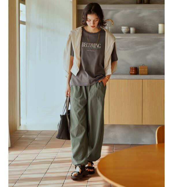 ikka「【接触冷感】ロゴフォトプリントTシャツ」|Tシャツ・カットソー|