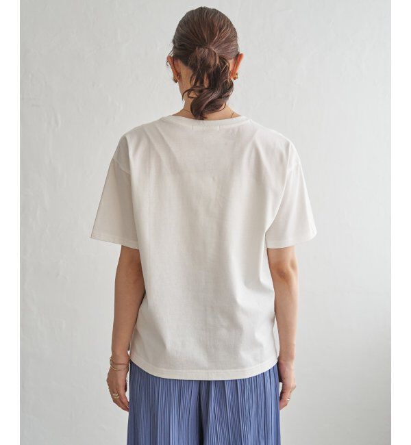 ikka「【接触冷感】ロゴフォトプリントTシャツ」|Tシャツ・カットソー|
