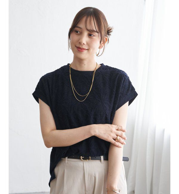 ikka「【親子コーデ】冷感フロントレース切り替えプルオーバー」|その他|