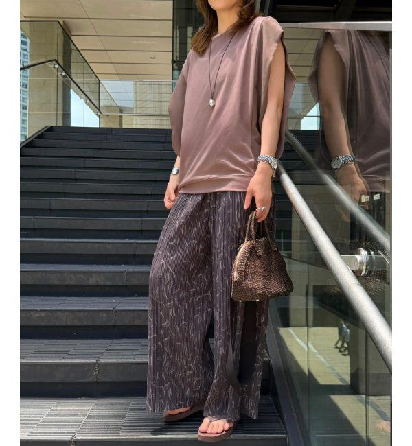 ikka「【接触冷感】袖異素材プルオーバー」|その他|