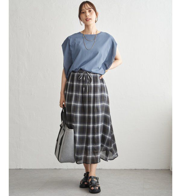 ikka「【接触冷感】袖異素材プルオーバー」|その他|
