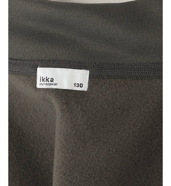 ikka kids「裏起毛コンチョショール襟トレーナー（120~160cm）」|Tシャツ・カットソー|