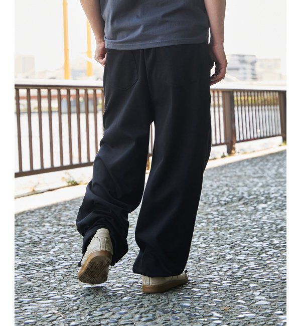VENCE share style「ベルト付きワイドスウェットパンツ」|その他|