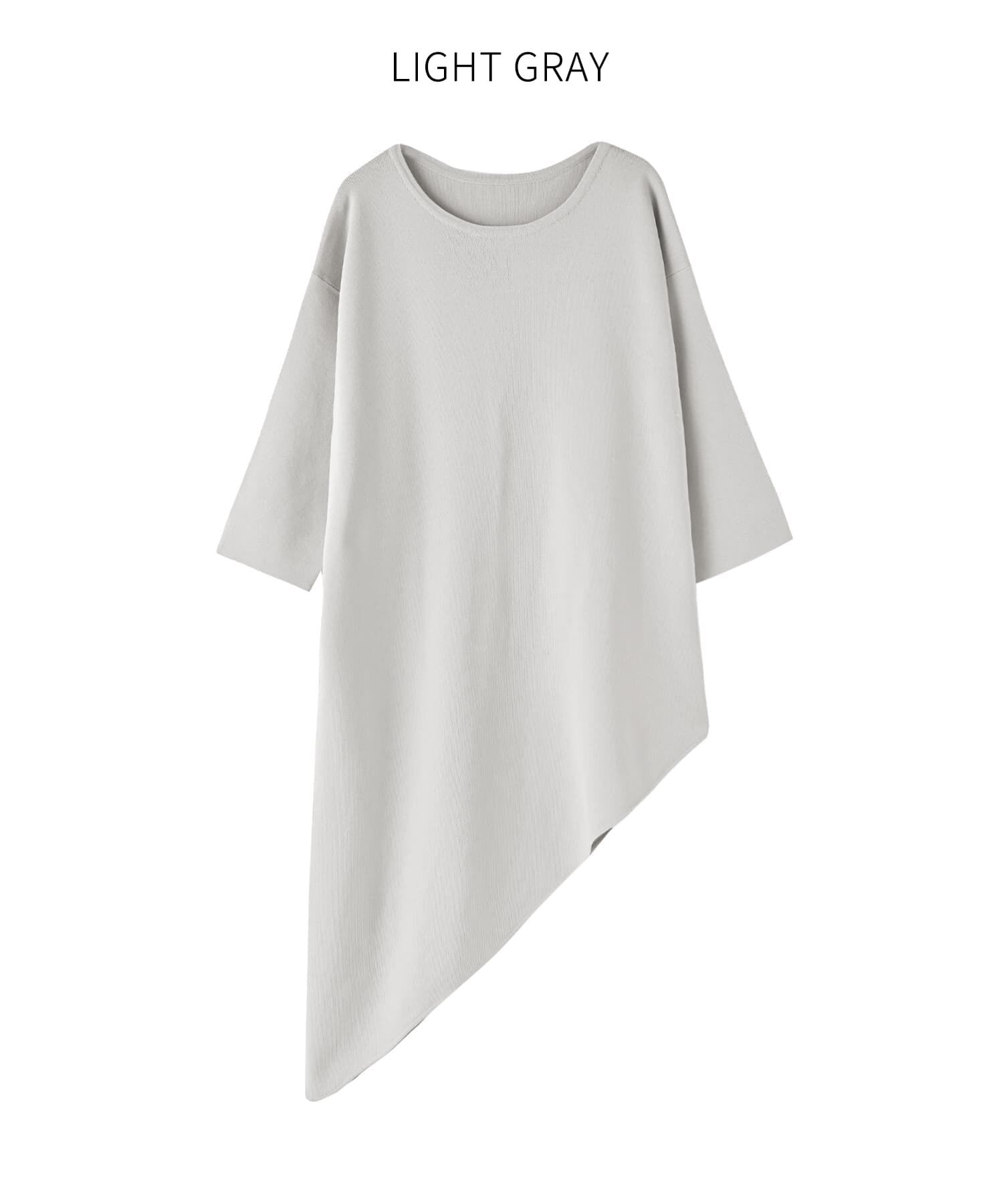 STYLE DELI「【Kana Oyama&times;BLK001】アシメトップス／DELI size」|Tシャツ・カットソー|