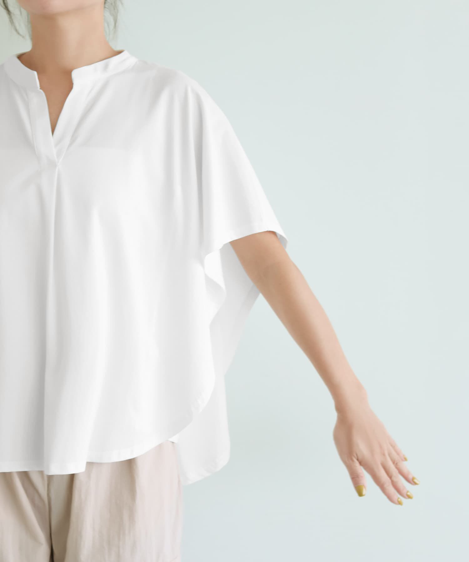 STYLE DELI「【selection】プレミアスムース／ラウンドスキッパーtops」|Tシャツ・カットソー|