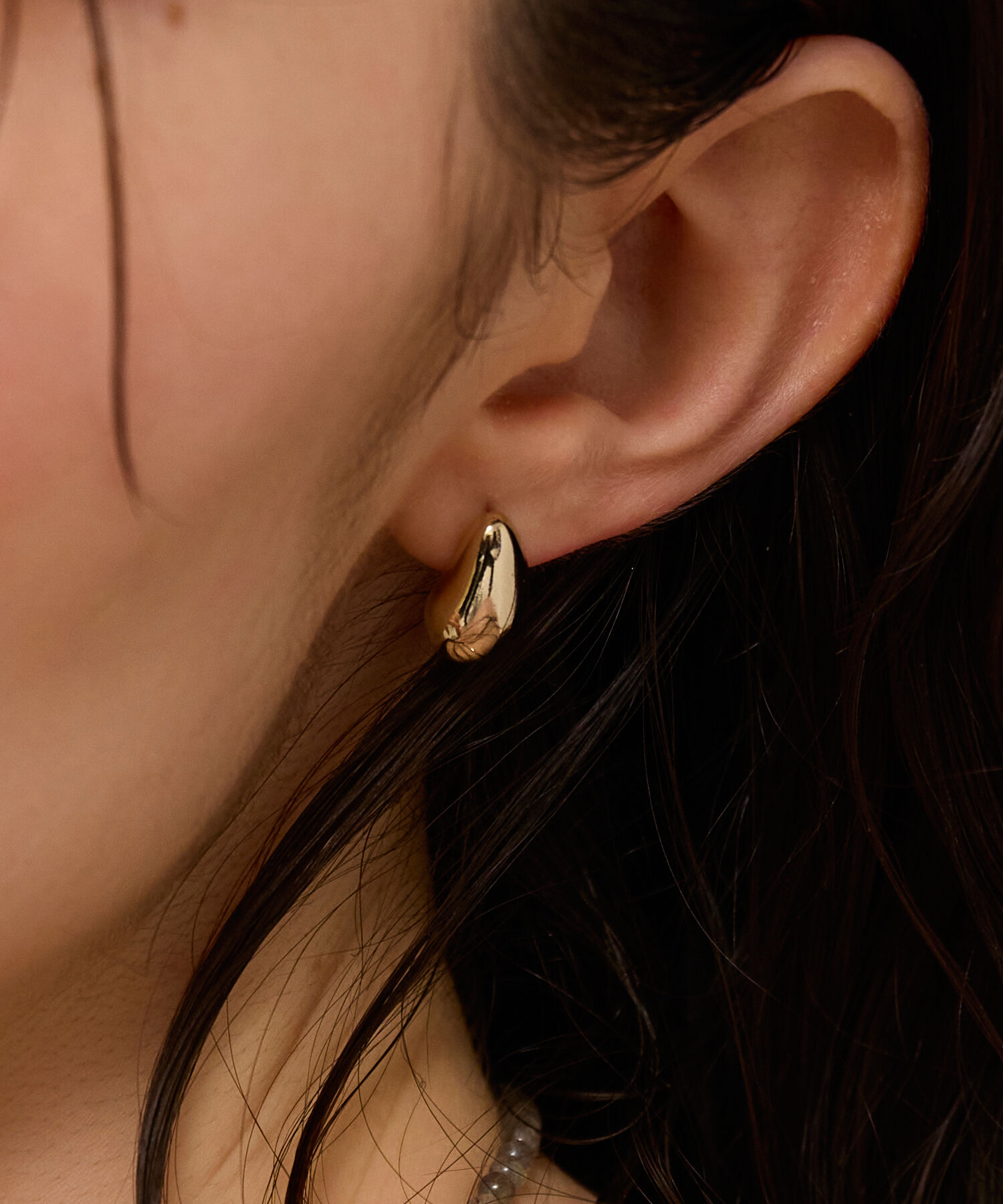 Phoebe「【金属アレルギー対応】パフメタルピアス　ゴールド/ニッケルフリー」|ピアス|