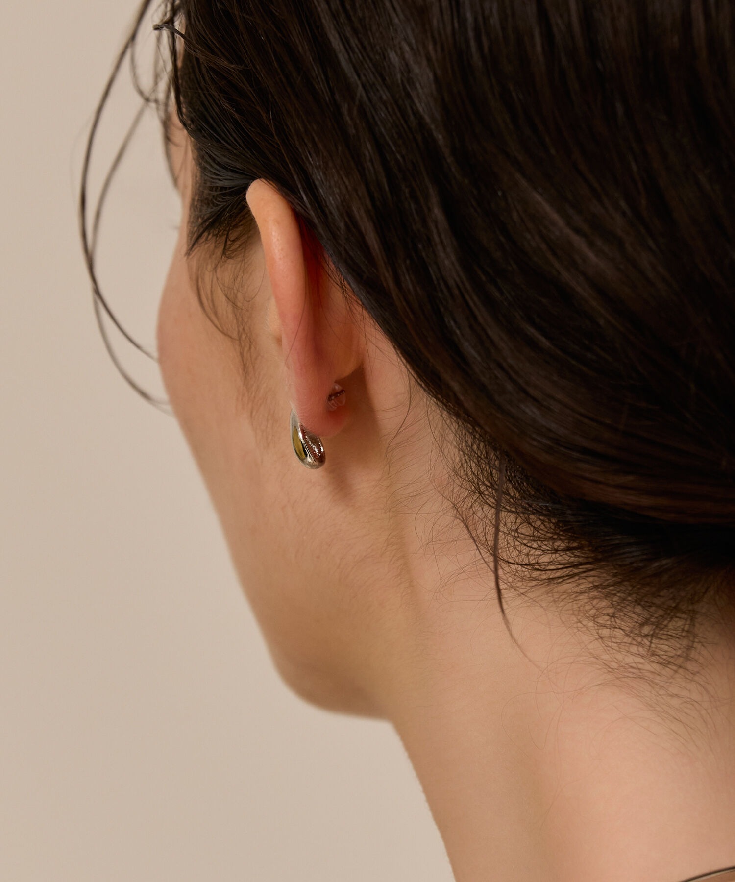 Phoebe「【金属アレルギー対応】パフメタルピアス　シルバー/ニッケルフリー」|ピアス|