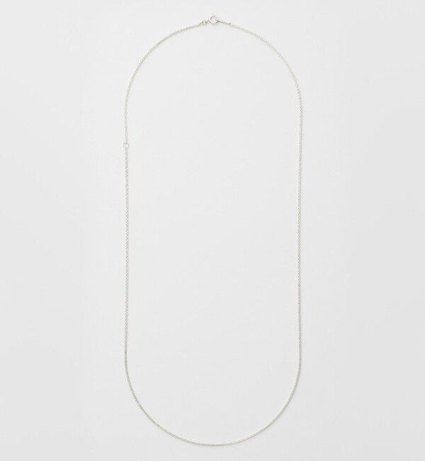 agete「シルバーネックレスチェーン（60cm）」|ネックレス|