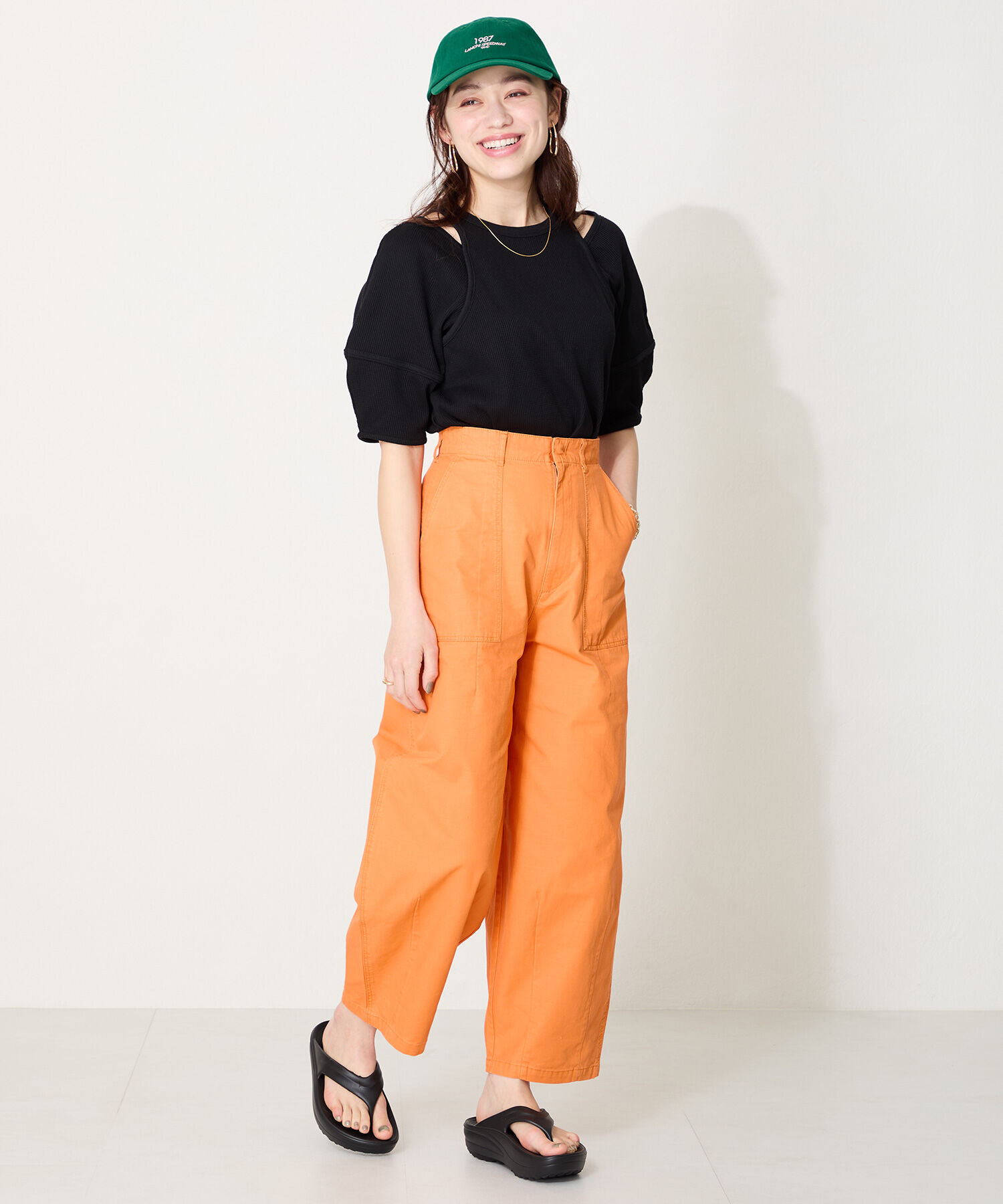 ORiental TRaffic「【 リカバリーサンダル 】● 大人気 ● 厚底 EVA  トング サンダル / OT3226 防水 夏 再入荷」|サンダル|