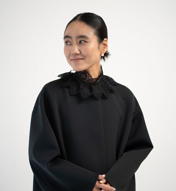 UNITED ARROWS「＜AYA KANEKO&times;IRIS 47&times;UNITED ARROWS＞レース つけ襟」|その他|BLACK