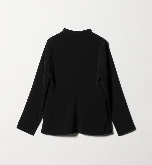 UNITED ARROWS「FEEL CLEAN Vノーカラー ジャケット ‐防シワ ストレッチ UVカット‐」|ノーカラージャケット|